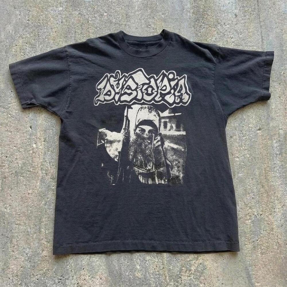 Black Dystopia Band Tee